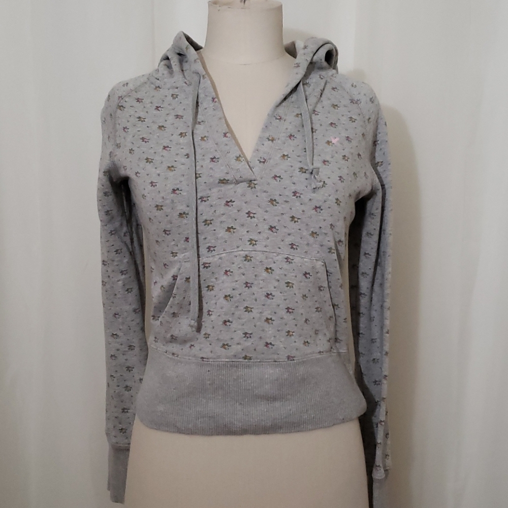 American Eagle Outfitters Flower Hoodie Sweatshirt